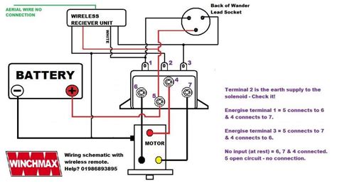 simple winch control wiring diagram 